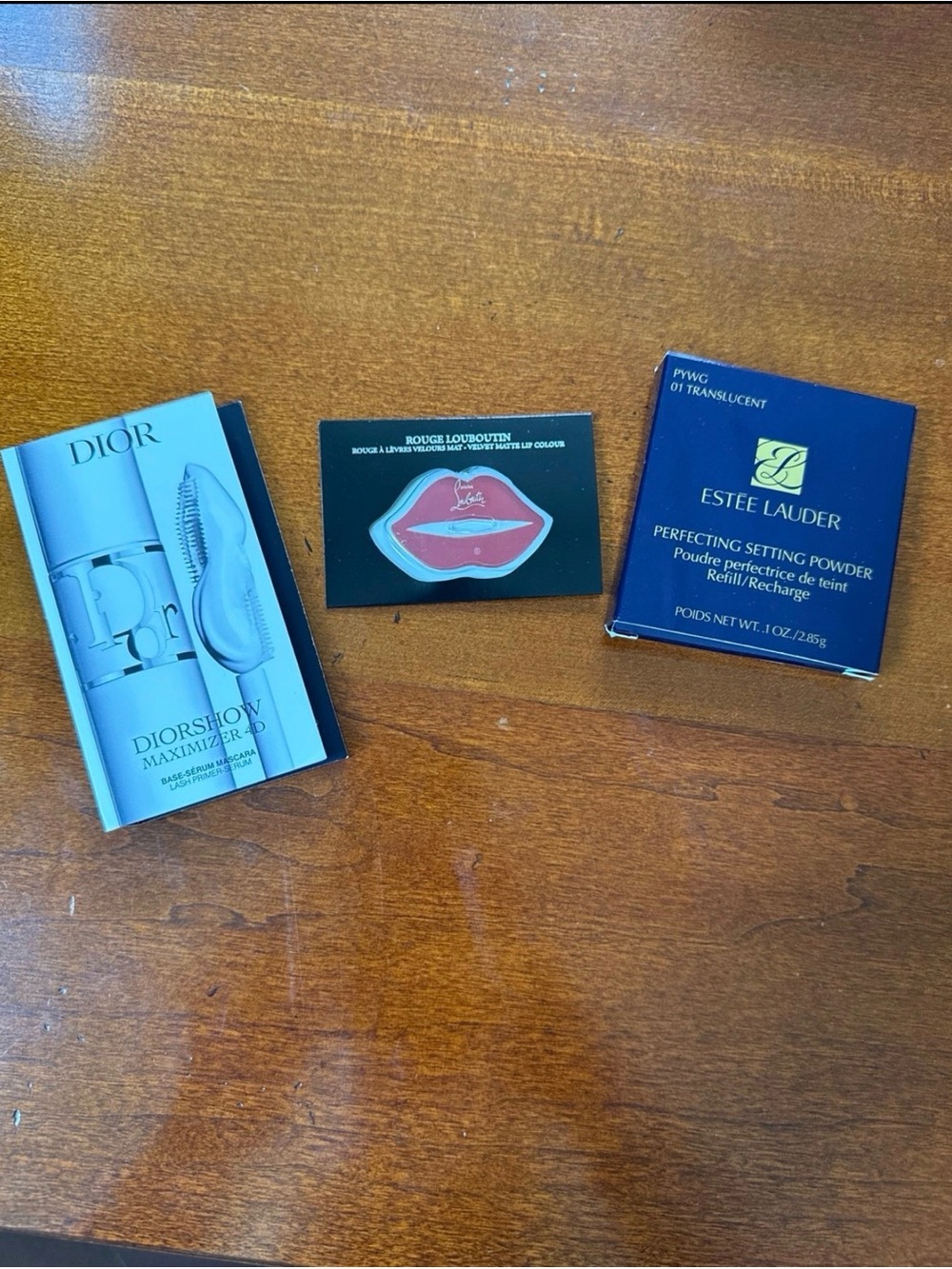 Miscellaneous luxury brand makeup products set of 3 sample size